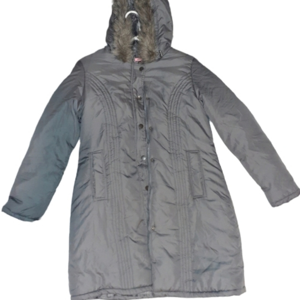 Winter Grey Puffer Jacket - image 1